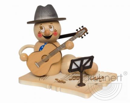 Drechslerei Kuhnert Räucherwurm Gitarrenspieler Rudi Rarität 