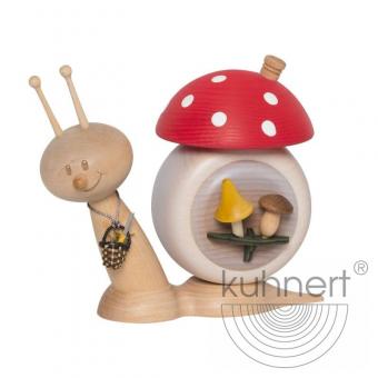 Drechslerei Kuhnert Räuchermann Rauchschnecke Pilzschnecke 