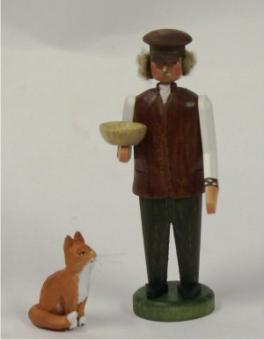Gotthard Steglich Bauer mit Katze 