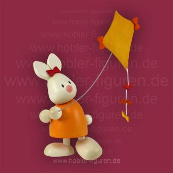 Hobler Osterhase Kaninchen Emma mit Drachen 
