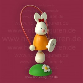 Hobler Osterhase Kaninchen Emma mit Springseil 