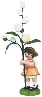 Hubrig Blumenkind Mädchen mit Maikätzchen 