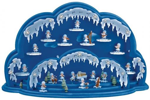 Drechslerei Kuhnert Schneeflöckchen Wolke beleuchtet 