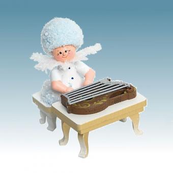Drechslerei Kuhnert Schneeflöckchen mit Zither 