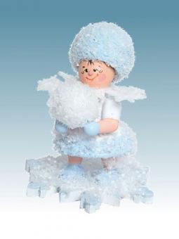 Drechslerei Kuhnert Schneeflöckchen mit Schneekugel 