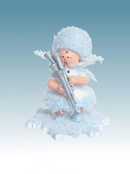 Drechslerei Kuhnert Schneeflöckchen mit Schalmei 