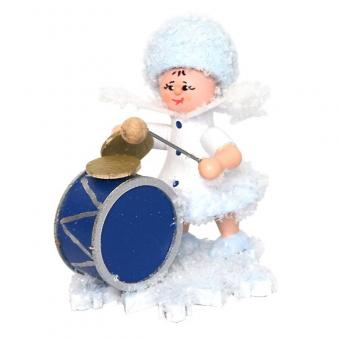 Drechslerei Kuhnert Schneeflöckchen mit Basstrommel 