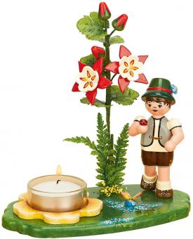 Hubrig Lichterhalter Blumenkind Junge mit Akelei 