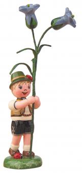 Hubrig Blumenkind Junge mit Fingerhut Rarität 
