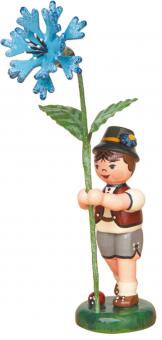 Hubrig Blumenkind Junge mit Kornblume 