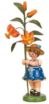 Hubrig Blumenkind Mädchen mit Lilie Rarität 