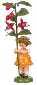 Hubrig Blumenkind Mädchen mit Fuchsie 
