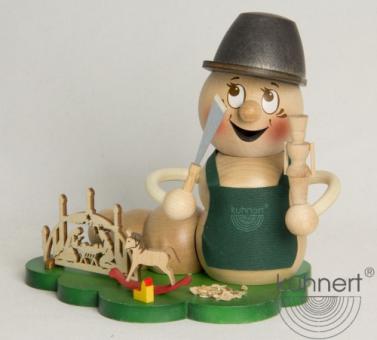 Drechslerei Kuhnert Räucherwurm Drehwurm Rudi 