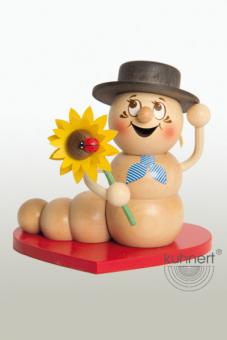 Drechslerei Kuhnert Räucherwurm Herz Rudi Rarität 