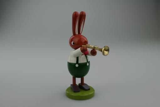 Leichsenring Osterhase mit Trompete groß 