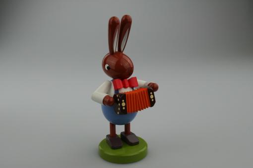 Leichsenring Osterhase mit Ziehharmonika groß 