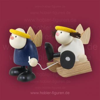 Hobler Hans und Lotte auf Schlitten 