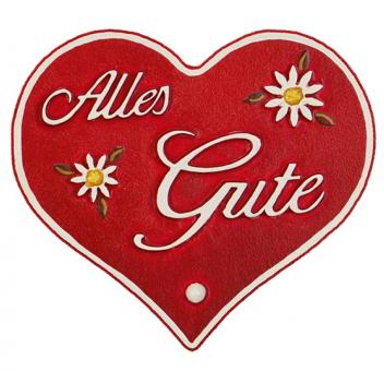 Hubrig Magnetpin Herz Alles Gute 