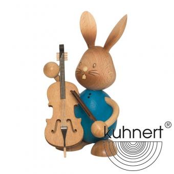 Drechslerei Kuhnert Stupsi Hase mit Bass Rarität 
