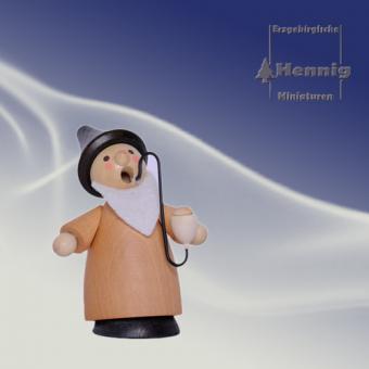 Hennig Miniaturen Räuchermann Rauchmann Wichtel natur 