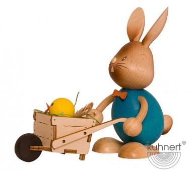 Drechslerei Kuhnert Hase Stupsi Schubkarre 