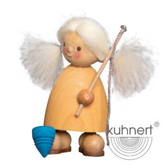 Drechslerei Kuhnert Holzfigur Finja mit Kreisel Neu 2020 