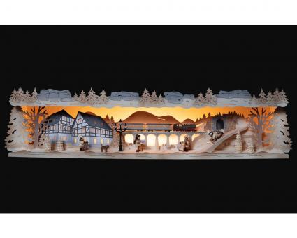 Tietze Schwibbogenerhöhung Winterland Erzgebirge exclusiv Neu 2020 