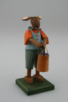 Gotthard Steglich Osterhasenjunge mit Farbeimer 