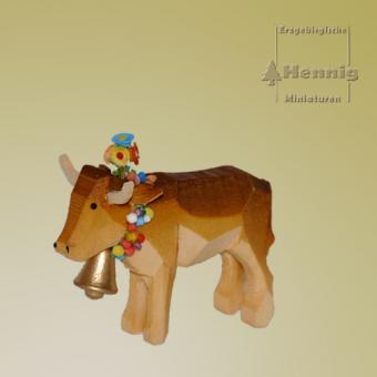 Hennig Miniaturen Almabtrieb Schmuckkuh 