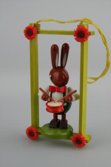 Leichsenring Baumbehang Hase mit Trommel Rarität 