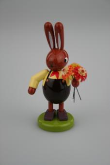 Leichsenring Hase mit Blumenstrauß klein NEU 