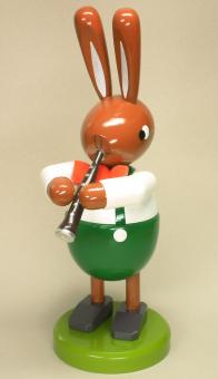 Leichsenring Hase mit Klarinette klein 