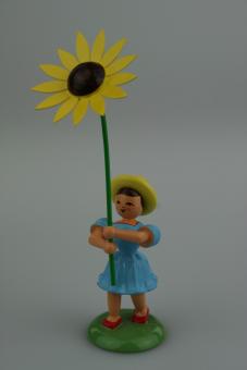 Blank Blumenkind mit Sonnenblume farbig 