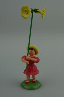 Blank Blumenkind mit Primel farbig 