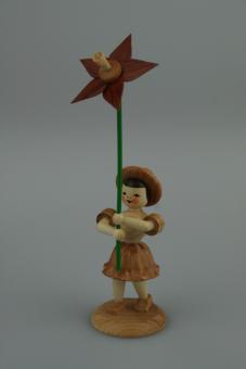 Blank Blumenkind mit Lilie natur Rarität 