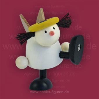 Hobler Engel Lotte auf einem Bein tanzend 