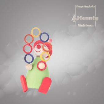 Hennig Miniaturen Clown Pepino grün 