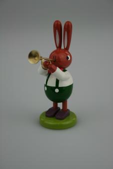 Leichsenring Osterhase mit Trompete klein 