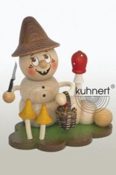 Drechslerei Kuhnert Räuchermann Pilzwurm Rudi Rarität 