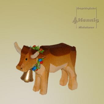 Hennig Miniaturen Almabtrieb Kuh 