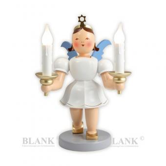 Blank Kurzrockengel mit Kerzenhalter 20 cm farbig elektrisch 