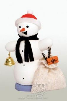 Drechslerei Kuhnert Räuchermann Schneemann Geschenkesack 