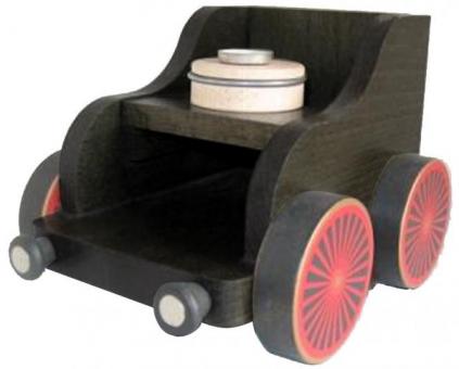 KWO Eisenbahnwagen schwarz 