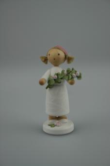 Flade Mädchen mit Apfelblütenzweig 