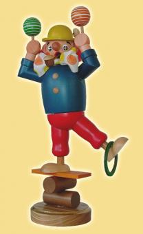 Eva Beyer Räuchermann Clown 