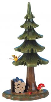 Hubrig Sommerbaum mit Holzstapel 