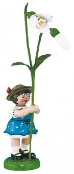 Hubrig Blumenmädchen mit Schneeglöckchen 