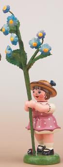 Hubrig Blumenmädchen mit Vergissmeinnicht 