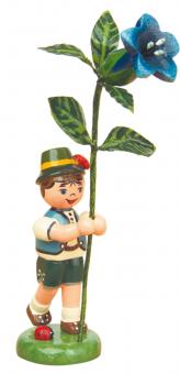 Hubrig Blumenjunge mit Enzian 