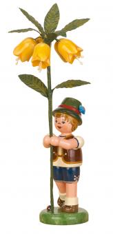 Hubrig Blumenkind Blumenjunge mit Kaiserkrone 